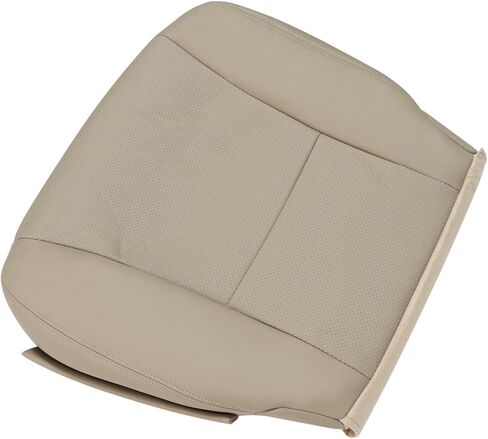 Priprilod Tan Perforated Leather Driver & Passenger Side Bottom Replacement Seat Cover Compatible with Lexus LS460 600h 2007 2008 2009 2010 2011 2012 in Saudi Arabia
