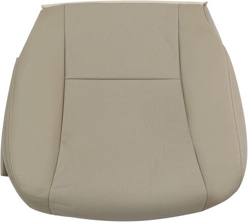 Priprilod Tan Perforated Leather Driver & Passenger Side Bottom Replacement Seat Cover Compatible with Lexus LS460 600h 2007 2008 2009 2010 2011 2012 in Saudi Arabia