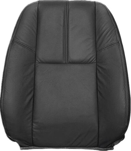SecosAutoparts Front Driver or Passenger Top Lean Back Black Leather Seat Cover Compatible with Chevy Silverado Avalanche Tahoe Suburban GMC Sierra Yukon 2007 2008 2009 2010 2011 2012 2013 014 in Saudi Arabia