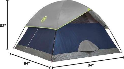 Coleman Tent 10X10 Sundome 6P Navy Grey C002 in Saudi Arabia