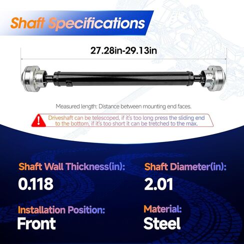 عمود الدفع الأمامي دعامة عمود الإدارة مناسب لسيارة Land Rover LR3 2005-2009 V6 4.0L/V8 4.4L | لاند روفر إل آر 4 2010-2016| لاند روفر رنج روفر 2006-2018، OE 938-315، TVB500160 in Saudi Arabia