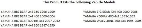 Tusk 4-Stroke Oil Change Kit Yamalube All Purpose 10W-40 Compatible with Yamaha Big Bear 2x4 350 1996-1999/Big Bear 4X4 400 200-2006 in Saudi Arabia