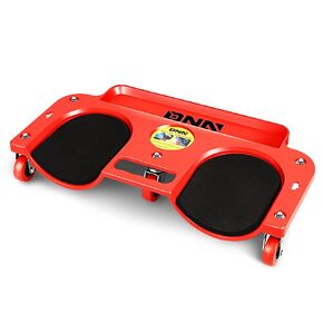‎DNA MOTORING TOOLS-00145 Rolling Knee Creeper Pads with Tool Tray Holder for Garage Workshop Garden,Blue Small
