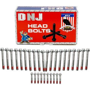 DNJ HBK3169 Head Bolt Kit/for 2004-2016/ Buick, Cadillac, Chevrolet, GMC, Hummer, Pontiac / 4.8L-7.0L / V8 / 16V / OHV / L20, L33, L76, L92, L96, L99, LC9, LH6