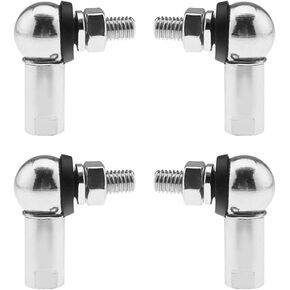 4Pcs Angle Linkage Ball Joint Kit, with Spring Clip Dust Seal CS DIN 71802 Gear Linkage Replacements M6 (LH and RH)