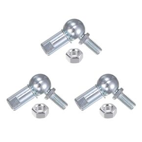 3 Pcs CS13 Angle Ball Joint - [M8 Right Hand Thread] A3 Steel Ball Socket Universal Joints for Automotive, Hinged Door
