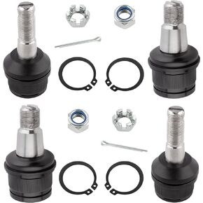 Front Upper Lower Ball Joint for Dodge Ram 2500 3500 4WD 1994-1999 for Ford Excursion 2000-2005 F-250 F-350 Super Duty 4WD 1992-2019 F-450 F-550 Super Duty 4WD 2WD 1999-2018 K8607T K80026