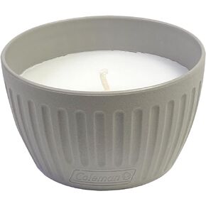 Coleman Outdoor Citronella Candle, Decorative Conrecte Look Candle for Patio, Backyard, Outdoor, Camping Candle, Grey Candle, Up to 25 Hours Burn time, 11oz