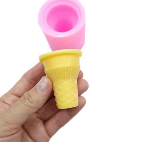 Ice cream cone mold mini cone model B Silicone Mold Wax mold Resin mold Soap mold Realistic Flexible mold (Only Cone mold)