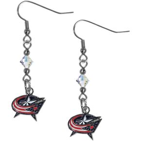 Siskiyou NHL Unisex Crystal Dangle Earrings