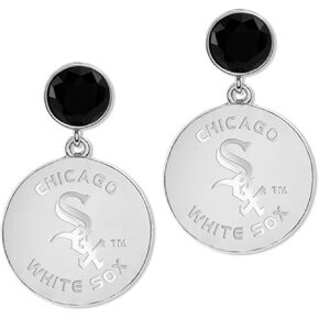 Game Time Offical MLB CHICAGO WHITE SOX Disc Earrings