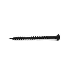#8 x 1-5/8" Drywall Screws 180PCS Coarse Thread Wood Screws 1 LBS Flat Truss Head Self Tapping Screws Black Phosphate Coated Stainless Fast Self Tapping LZDRY-016