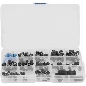 Inductor, Inductor Assortment Kit 145Pcs 10uH 10mH 12 Values Choke Inductors Assorted Kit Inductors Coil with Boxs