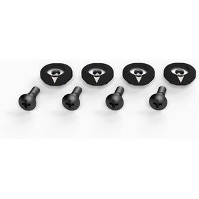 Ronix M6 Wakeboard Boot Hardware (Set of 4), Black
