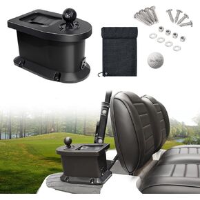 Golf Cart Ball Washer and Club Cleaner Kit with Golf Towel for EZGO, Club Car, Yamaha, Advanced EV, Star EV, Universal & Detachable