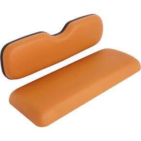Universal Rear Replacement Cushions for Golf Cart Rear Seat, Golf Cart Cushion Back Seat for EZGO TXT RXV ST for ST Sport for Valor Models for Club Car, Dedicated for Flip Rear Seats, Tan