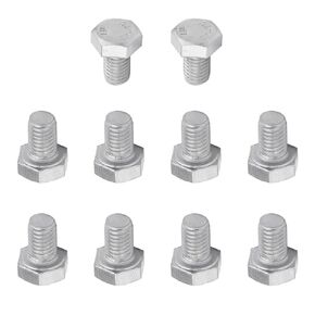 MroMax M8 Hex Bolt M8-1.25 x 80mm Hex Bolt Hex Head Screw Bolts 304 Stainless Steel Fully Threaded Hex Tap Bolts 5Pcs