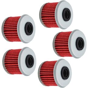 ALL-CARB 5 x Oil Filter Replacement for Honda TRX450R, Replacement for CRF150R /RB CRF250X CRF450X CRF250R CRF450R