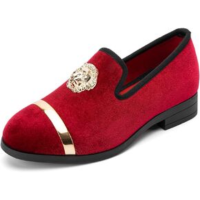 Meijiana Boy's Loafers Slip-On Dress Shoes Dress Formal Tuxedo Shoes