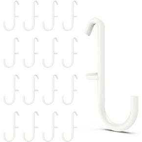 Pegboard Hooks for IKEA Skadis Pegboard, White, Pegboard Accessories, Compatible with IKEA SKADIS Pegboard, 16 Pack in Kuwait