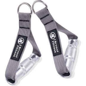 J Bryant Fitness Metal Gym Handles for Cable Machine Attachment Heavy Duty Aluminum Alloy Handle Grips Durable Workout Handles for Resistance Bands Pulley LAT Pull Down System