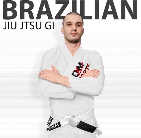 Bjj Gi للرجال - جيو جيتسو جي البرازيلية - قماش خفيف الوزن منكمش مسبقًا - مجموعات بدلات جيو جيتسو قابلة للغسل في الغسالة in Saudi Arabia