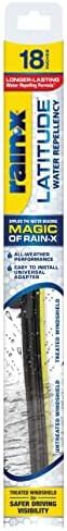 شفرات ممسحة طاردة للماء 2 في 1 من Rain-X 810162 Latitude، ممسحات زجاج أمامي مقاس 24 بوصة و20 بوصة (عبوة من قطعتين)، شفرات ممسحة زجاج أمامي بديلة للسيارات مع تركيبة Rain-X المقاومة للماء الحاصلة على براءة اختراع in Kuwait
