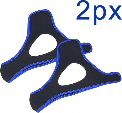 2 Pieces of Anti-Snoring Chin Strap for Comfortable and Healthy Sleep Replaceable use, Effective in reducing snoring, Non-Stick Hair in Saudi Arabia