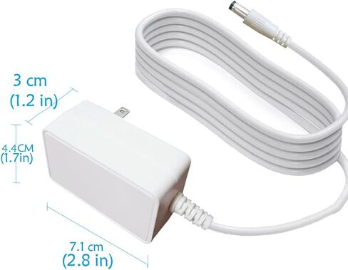 شاحن سلك طاقة محول تيار متردد 12 فولت 3 أمبير لأربع أمهات مامارو 2/4، لحارس مقعد الرضع مامارو 2015، لأرجوحة الأطفال روكارو OH-1048B1203000U / OH-1048B1203000-U استبدال قابس الشحن 6.5 قدم in Kuwait