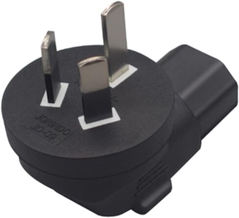 قابس أسترالي إلى قابس محول الطاقة IEC320 C5 AC، AUS 2 دبوس ذكر إلى C5 3 محول طاقة تيار متردد، 2 شوكة أسترالي إلى IEC320 C5 محول طاقة in Saudi Arabia