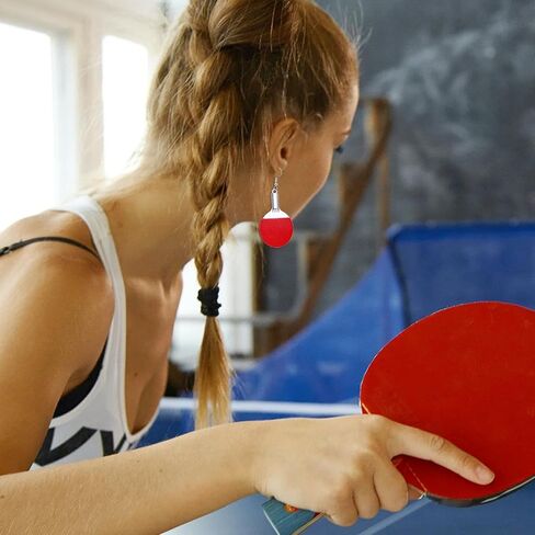 Funny Sports Earrings 3D Baseball Golf Table Tennis Badminton Earrings for Women Teens Girls Player Dangle Drop Statement Earrings Jewelry Gifts in Kuwait