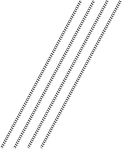 uxcell 1mm x 100mm 304 Stainless Steel Solid Round Rod for DIY Craft - 10pcs in Saudi Arabia