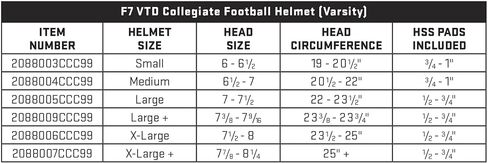 Schutt F7 VTD Collegiate Varsity Football Helmet (Facemask NOT Included) in Saudi Arabia