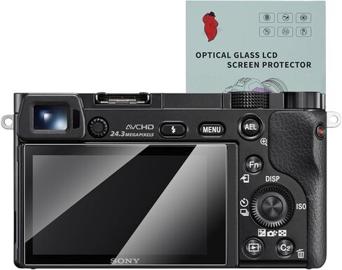Optical Glass Screen Protector for Sony α6000 Camera Screen Film Protective Film 9H Hardness Ultra-Thin Higher Transparency Anti-Fingerprint & Anti-Scratch & Water-resistant in Saudi Arabia