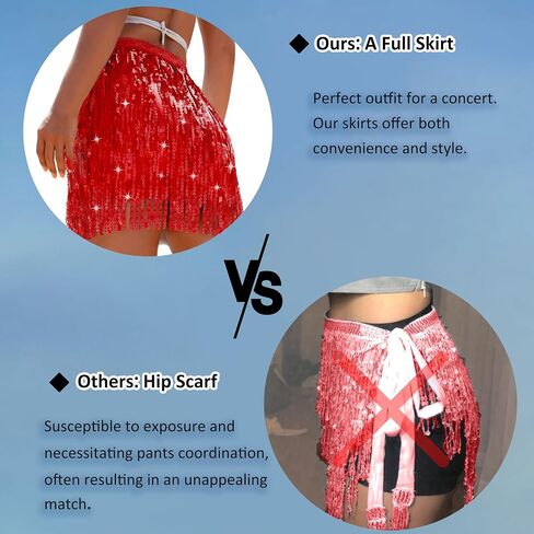 Sequin Skirt Space Cowgirl Outfit (Zipper on The Right) in Kuwait
