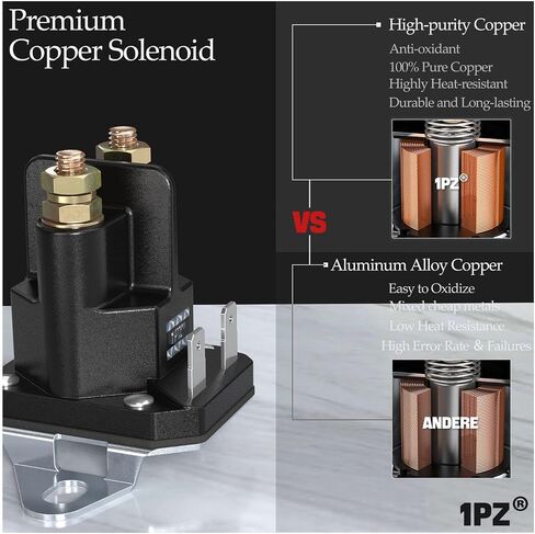 1PZ NC3-SK2 Starter Solenoid 435-099 بديل لـ Ariens 00696900، 035510، 03551000، 045071، 04507100، 07015000، 21546294، 35510، 45071، 59223400، AR03551 000، AR04507100 in Saudi Arabia