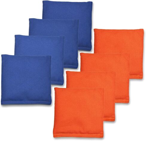 JMEXSUSS Weather Resistant Cornhole Bags, Set of 8 Regulation Corn Hole Beans Bags for Tossing Game, Professional Corn Hole Bags with Tote Bag in Saudi Arabia