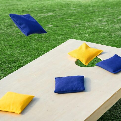 JMEXSUSS Weather Resistant Cornhole Bags, Set of 8 Regulation Corn Hole Beans Bags for Tossing Game, Professional Corn Hole Bags with Tote Bag in Saudi Arabia