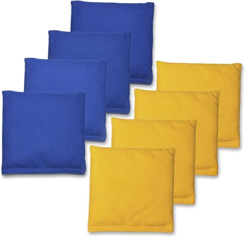 JMEXSUSS Weather Resistant Cornhole Bags, Set of 8 Regulation Corn Hole Beans Bags for Tossing Game, Professional Corn Hole Bags with Tote Bag in Saudi Arabia