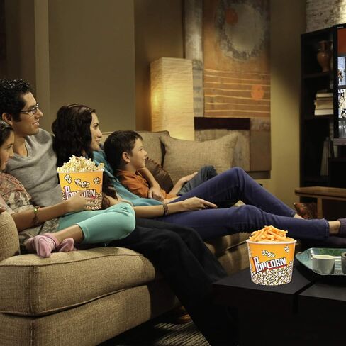 حاويات الفشار من الورق المقوى دلو الفشار 85oz، صناديق الفشار دلاء الفشار أكواب الفشار، أكواب الفشار حوض دلو الفشار القابلة لإعادة الاستخدام لمسرح الأفلام، والحفلات، وليلة الفيلم، ومقاومة للتسرب ودرجة الغذاء (10) in Kuwait