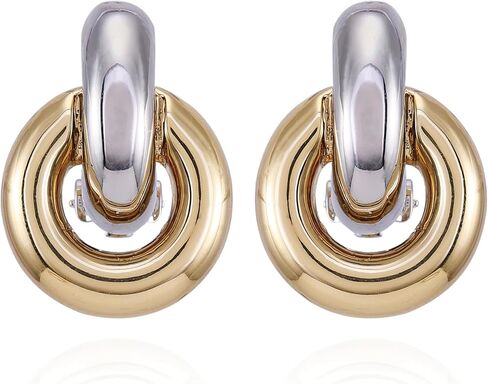 فينس كاموتو مشبك مزدوج اللون على الأقراط in Kuwait