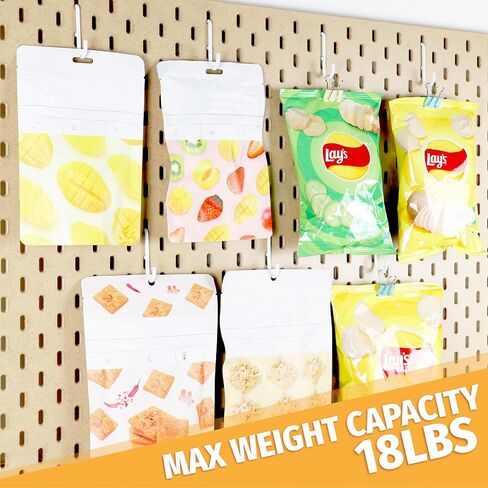 Pegboard Hooks for IKEA Skadis Pegboard, White, Pegboard Accessories, Compatible with IKEA SKADIS Pegboard, 16 Pack in Kuwait