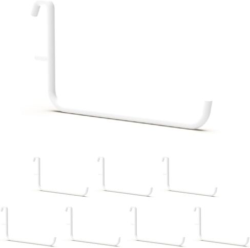 خطافات بيجبورد لـ IKEA Skadis Pegboard، أبيض، ملحقات Pegboard، متوافقة مع IKEA SKADIS Pegboard، 16 حزمة in Kuwait