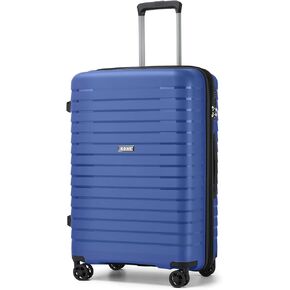 حقيبة كونو قابلة للتوسيع مقاس 20 بوصة مع عجلات دوارة، حقيبة متينة متينة مع حامل أكواب مخفي، هيكل صلب خفيف الوزن يمكن حمله على حقيبة السفر المعتمدة من شركة الطيران مع قفل TSA (أسود) in Kuwait