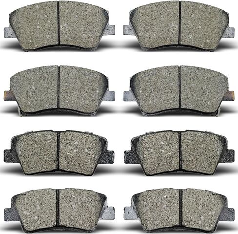 Front Rear Disc Brake Pads for 2017 2018 2019 2020 Hyundai ELANTRA 1.4L 2.0L (D1912 D1812) in Saudi Arabia