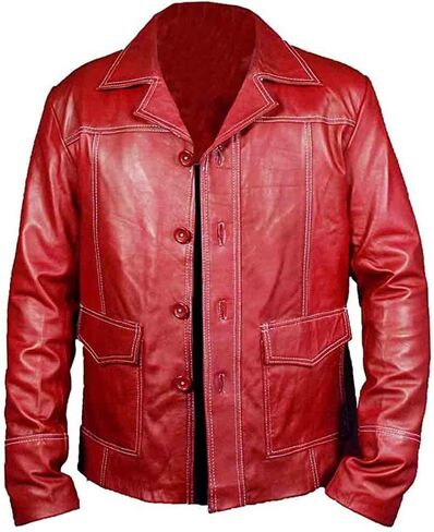 Tyler Durden Fight Club Leather Jacket in Saudi Arabia