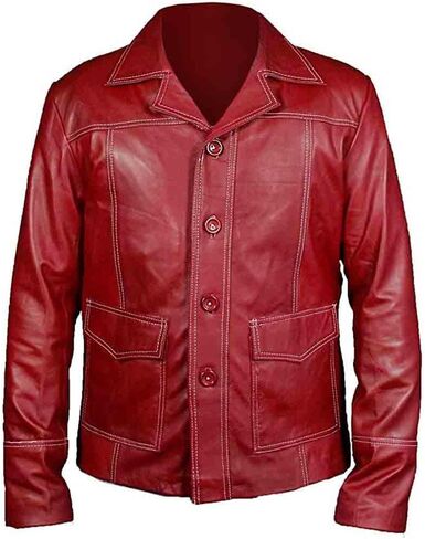 Tyler Durden Fight Club Leather Jacket in Saudi Arabia