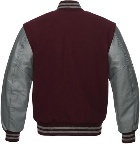 Varsity Jacket Baseball Letterman Jacket, Wool Body with Leather Sleeves Varsity Jacket For UNISEX in Saudi Arabia