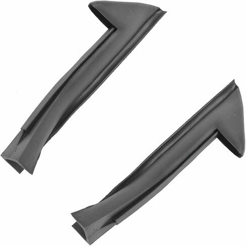 Front Rubber Window Triangle Weatherstrip Seals Pair Set for Chevy for Camaro 1982-1992,for Pontiac for Firebird 1982-1992 Convertible Left Right 1AWSK00182 in Saudi Arabia