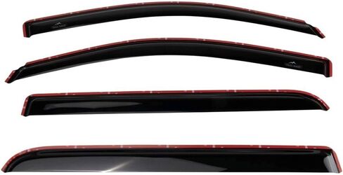 واقي المطر للنافذة الأمامية والخلفية مدخن لسيارة Toyota for Tacoma Limited/SR/SR5/ للطرق الوعرة/Sport 2016-2021 & Pro 2017-2021 طاقم مكون من 4 قطع في القناة TRG02708 in Kuwait